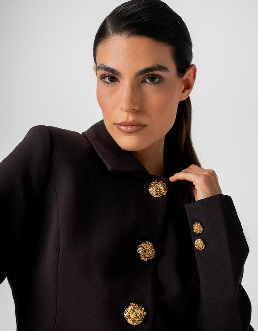 BLAZER MARCELLA MADRE REINA CAFE