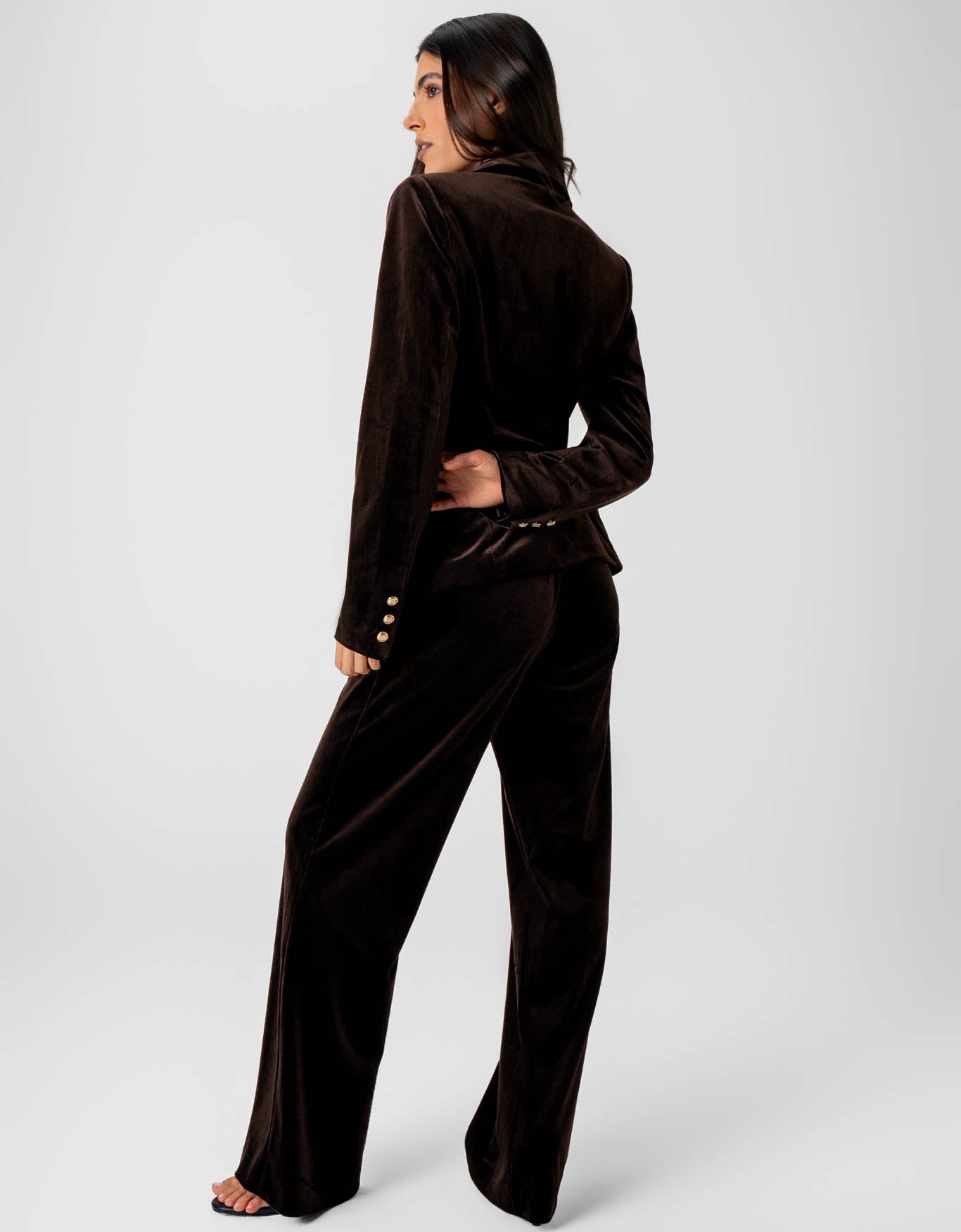 CALÇA ANA PAULA MADRE REINA CHOCOLATE