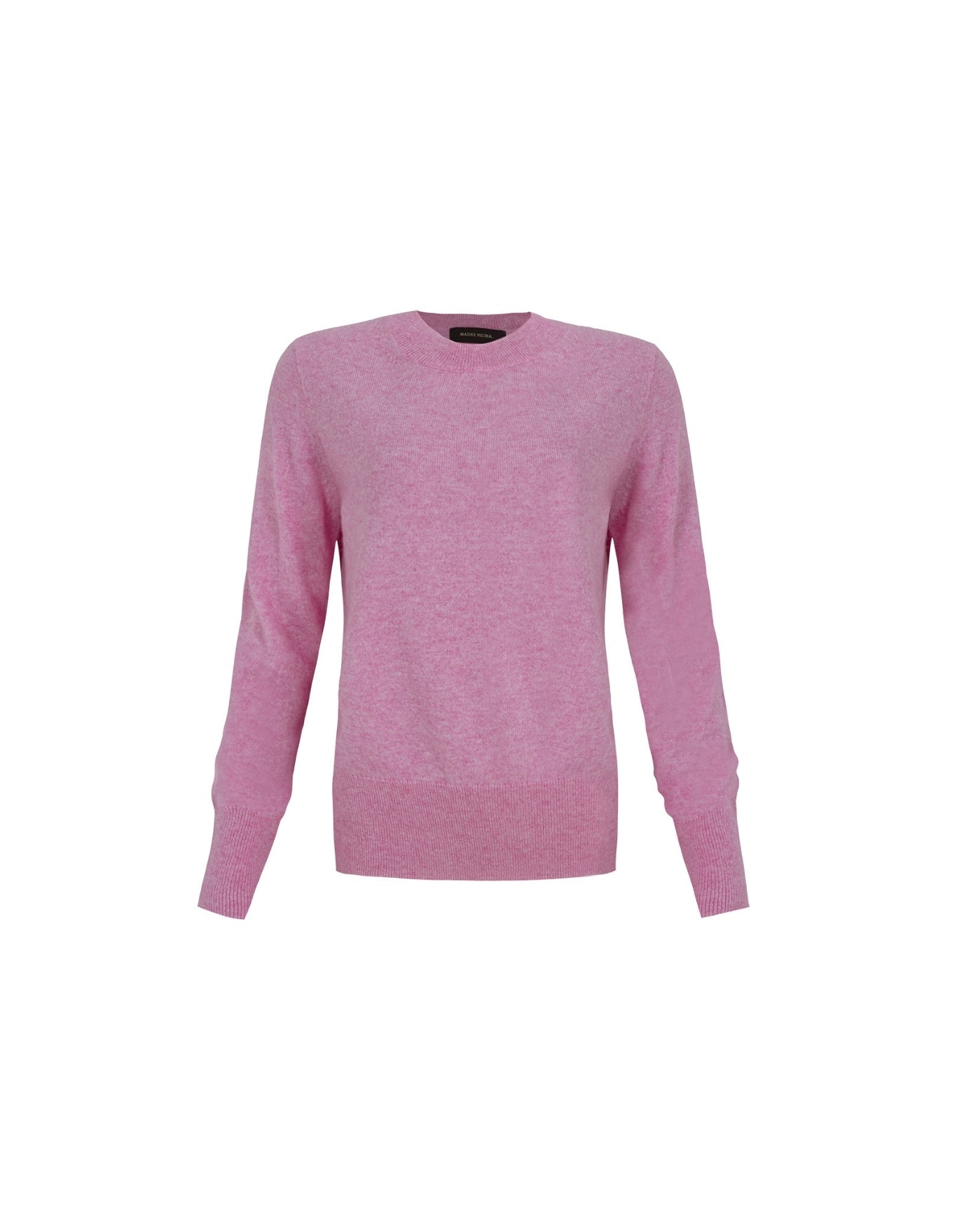 BLUSA GOLA CARECA CASHMERE ROSA AZALEIA