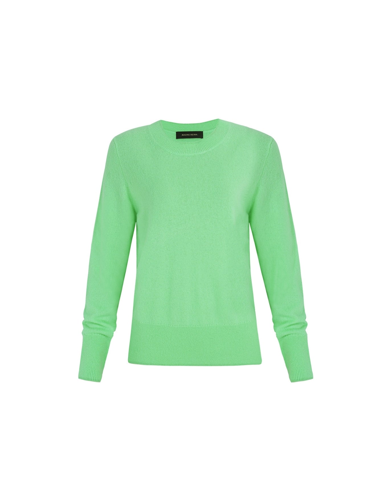 BLUSA GOLA CARECA CASHMERE VERDE MENTA