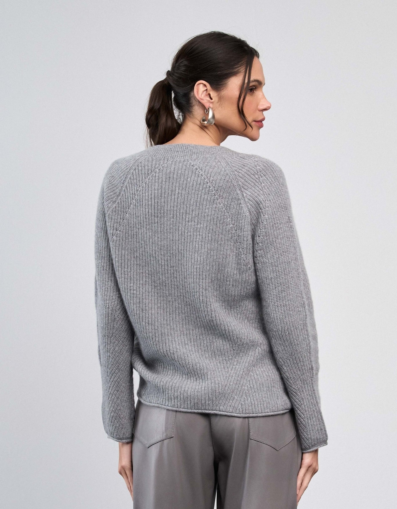 BLUSA HELÔ MADRE REINA CASHMERE CALM GRAY