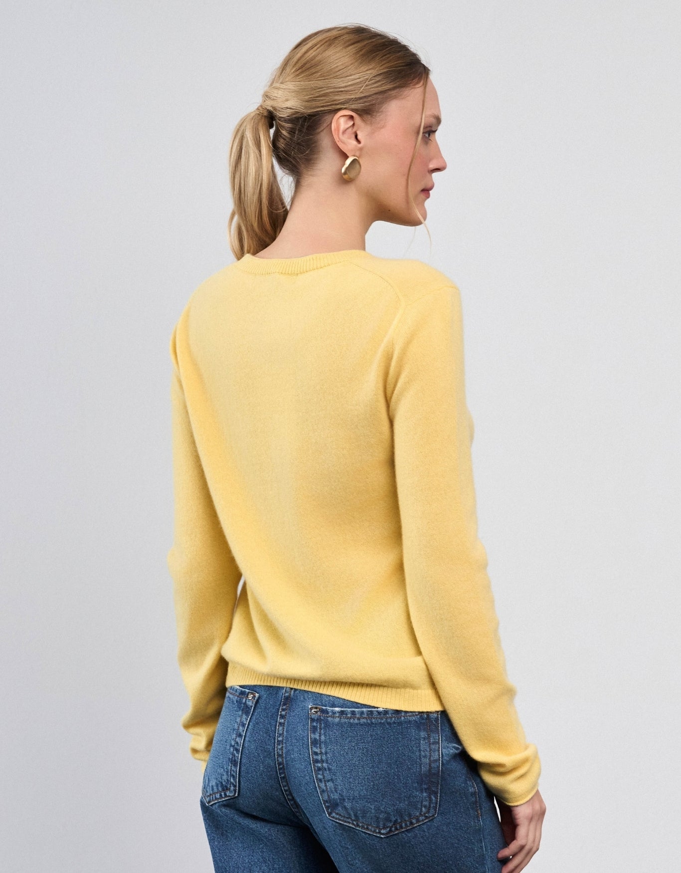 BLUSA MARIAH MADRE REINA CASHMERE YELLOW CREAM