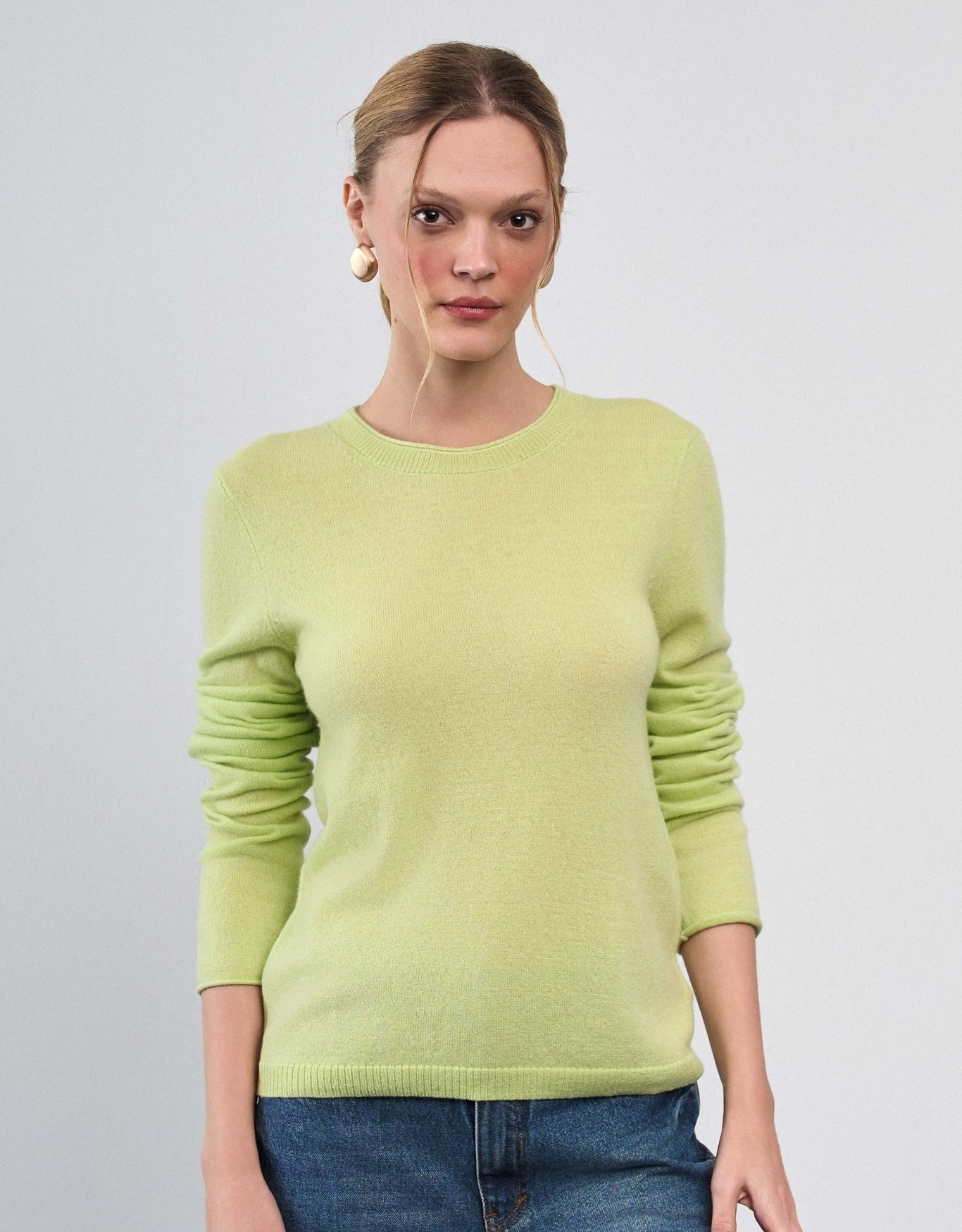 BLUSA MARIAH MADRE REINA CASHMERE VERDE SHADOW