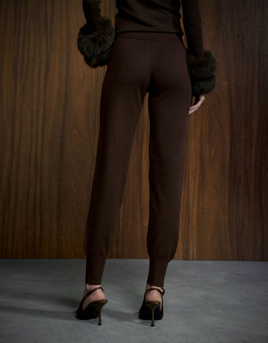 CALÇA JOGGING MADRE REINA TRICOT MADEIRA