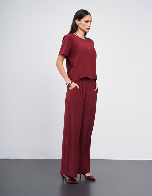 CALÇA LAÍS MADRE REINA SEDA PINOT