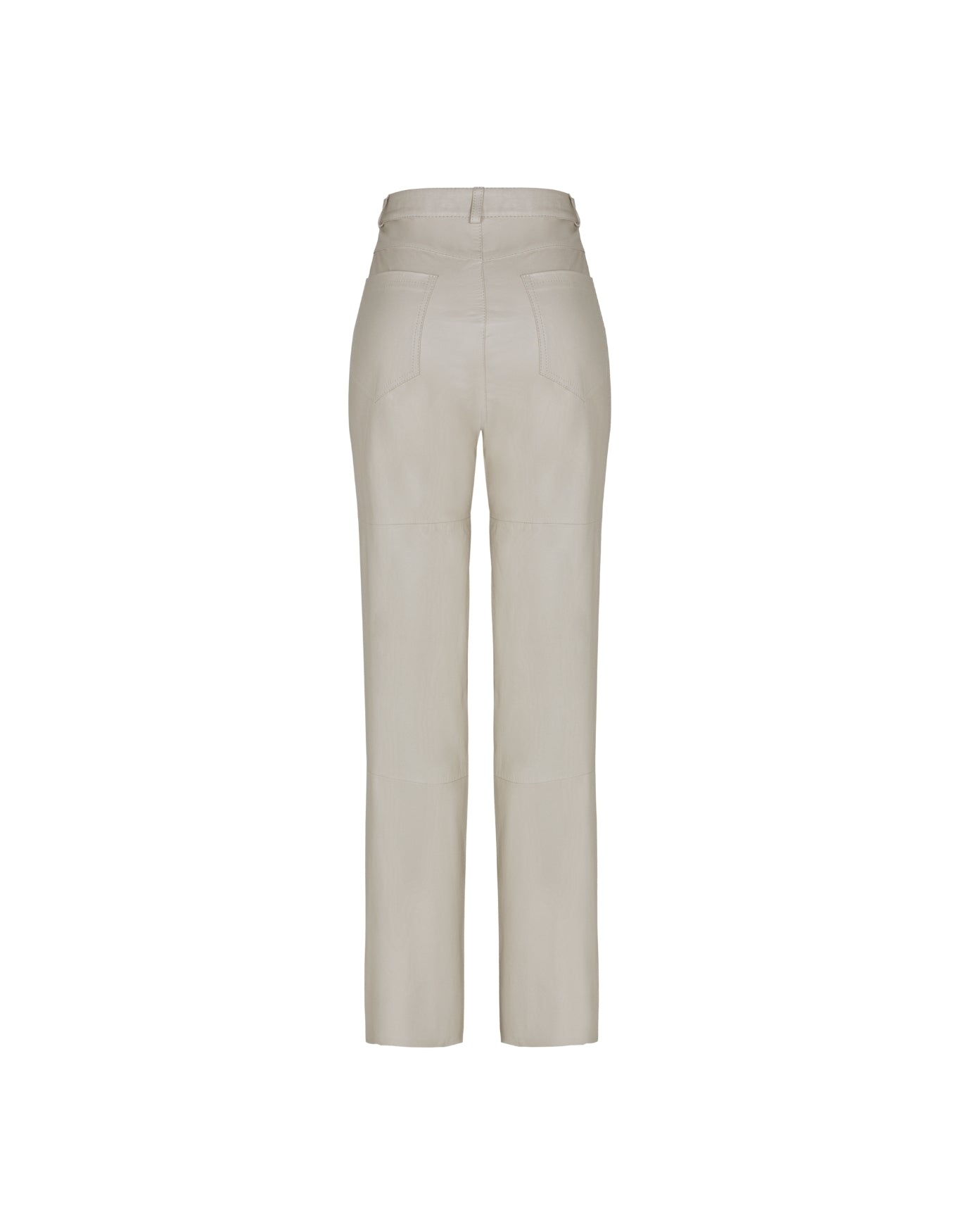 CALÇA VERONICA MADRE REINA COURO OFF WHITE