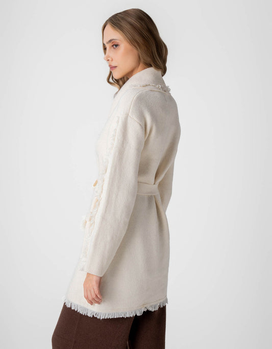 CASACO ELIS MADRE REINA OFF WHITE