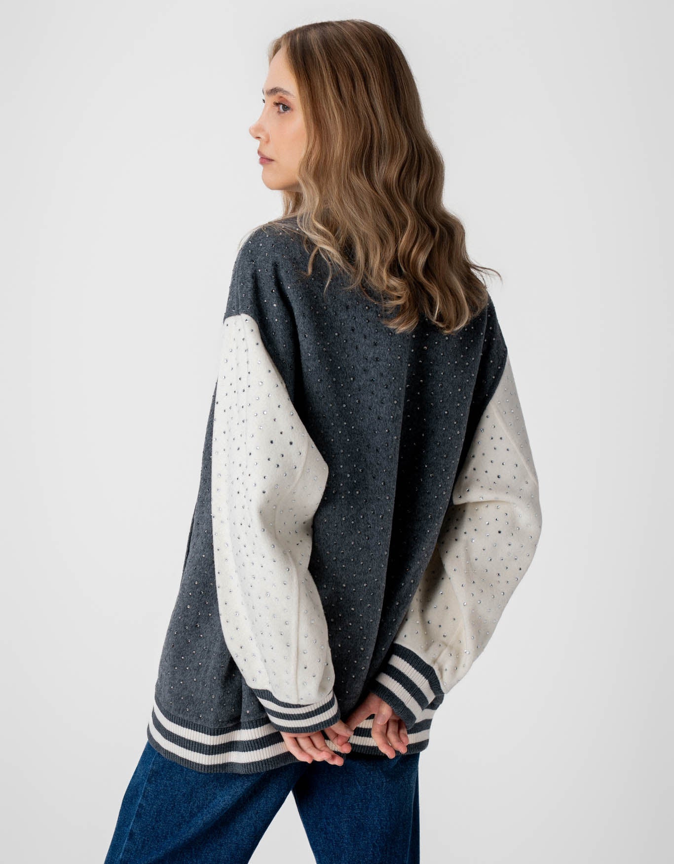 CASACO LUNA MADRE REINA CINZA