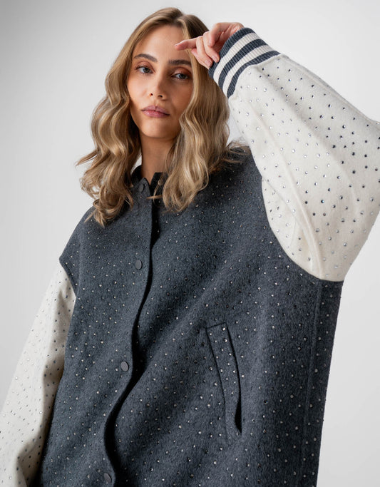 CASACO LUNA MADRE REINA CINZA