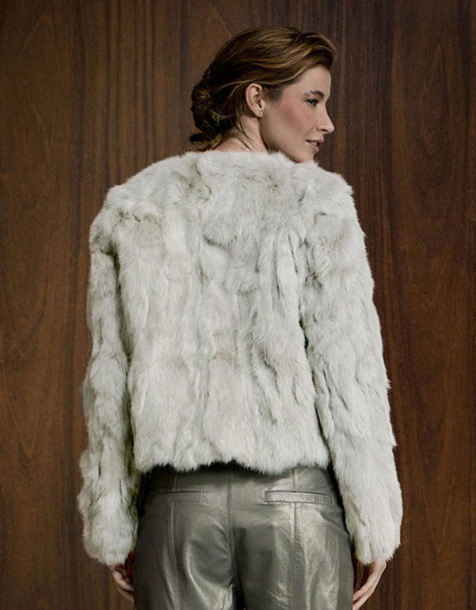 CASACO SAFIRA MADRE REINA PELE OFF WHITE