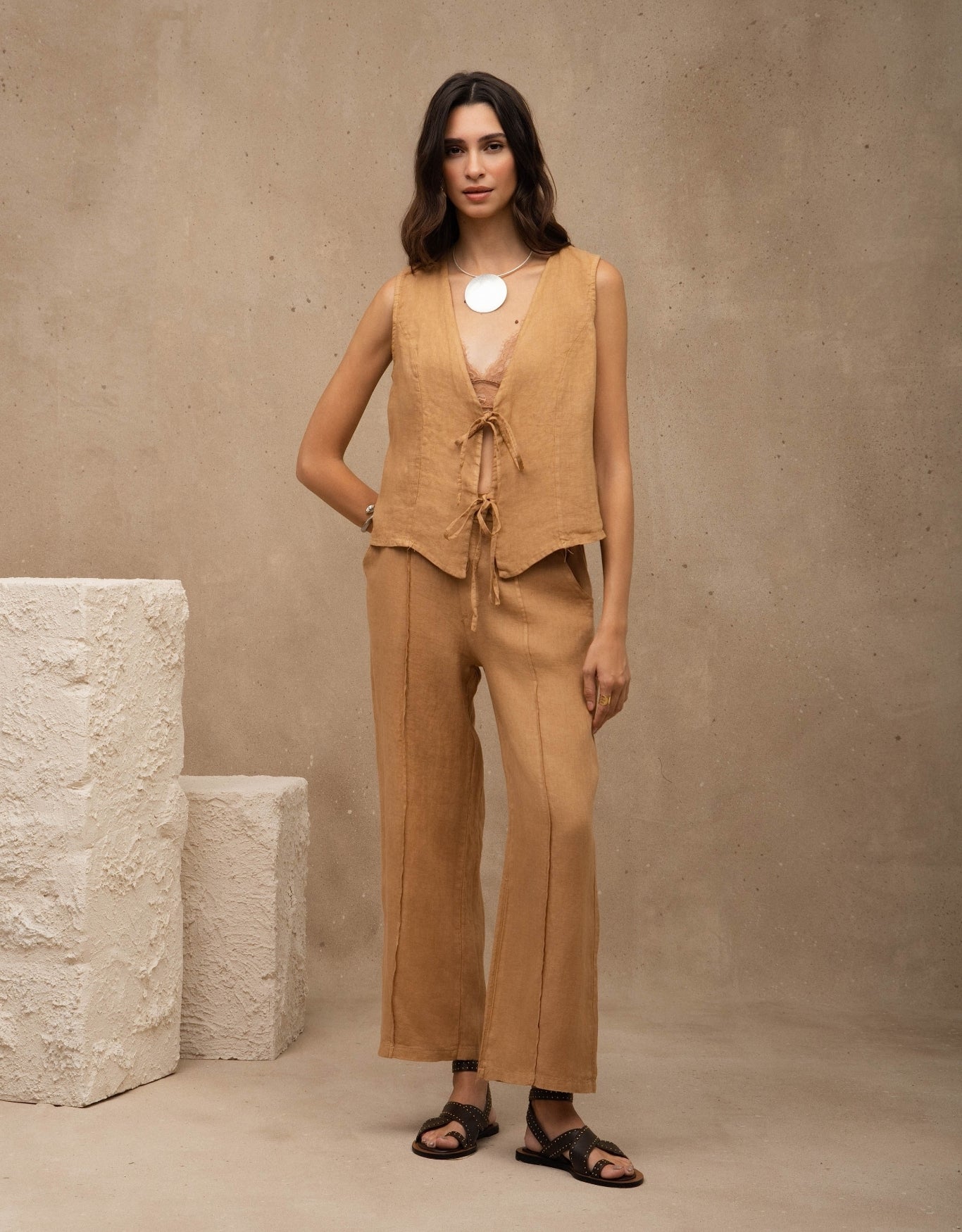 COLETE OLI MADRE REINA LINHO CAQUI