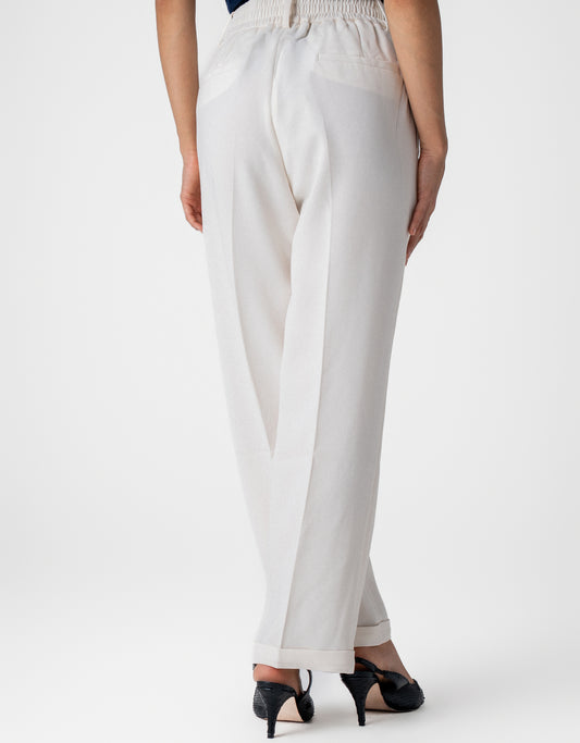 CALÇA HELOÍSA MADRE REINA ALFAIATARIA OFF WHITE