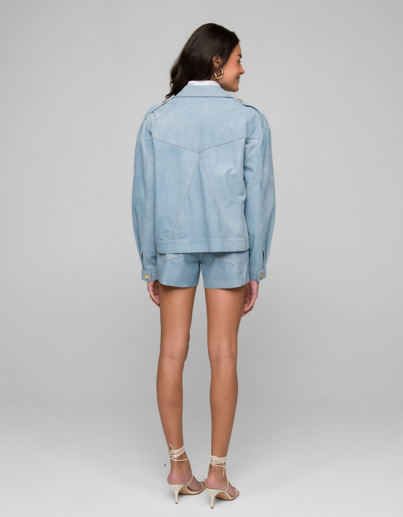 JAQUETA GIULIA MADRE REINA BLUE DENIM