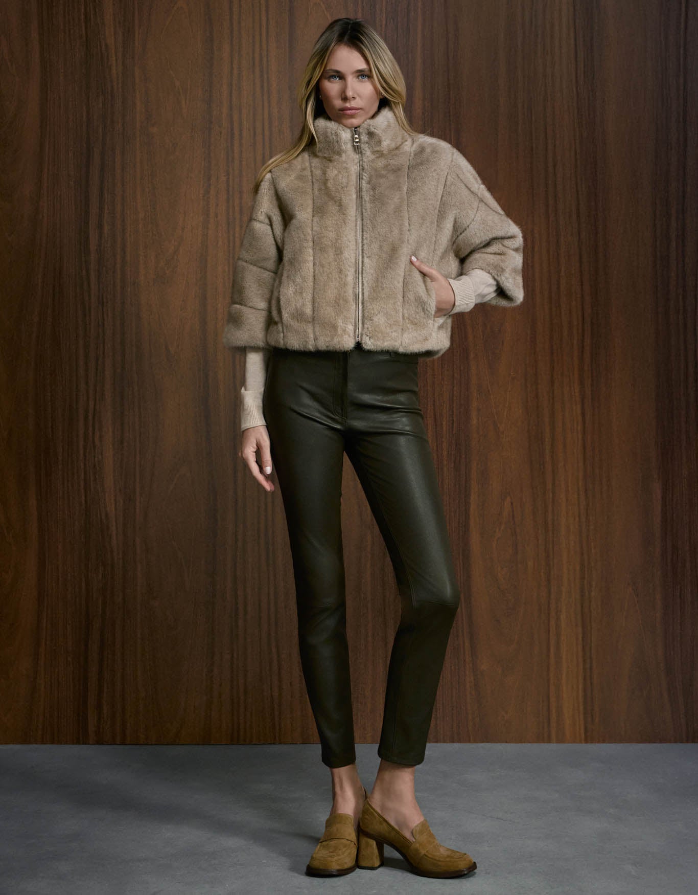 JAQUETA LARA MADRE REINA LIKE FUR ARGILA