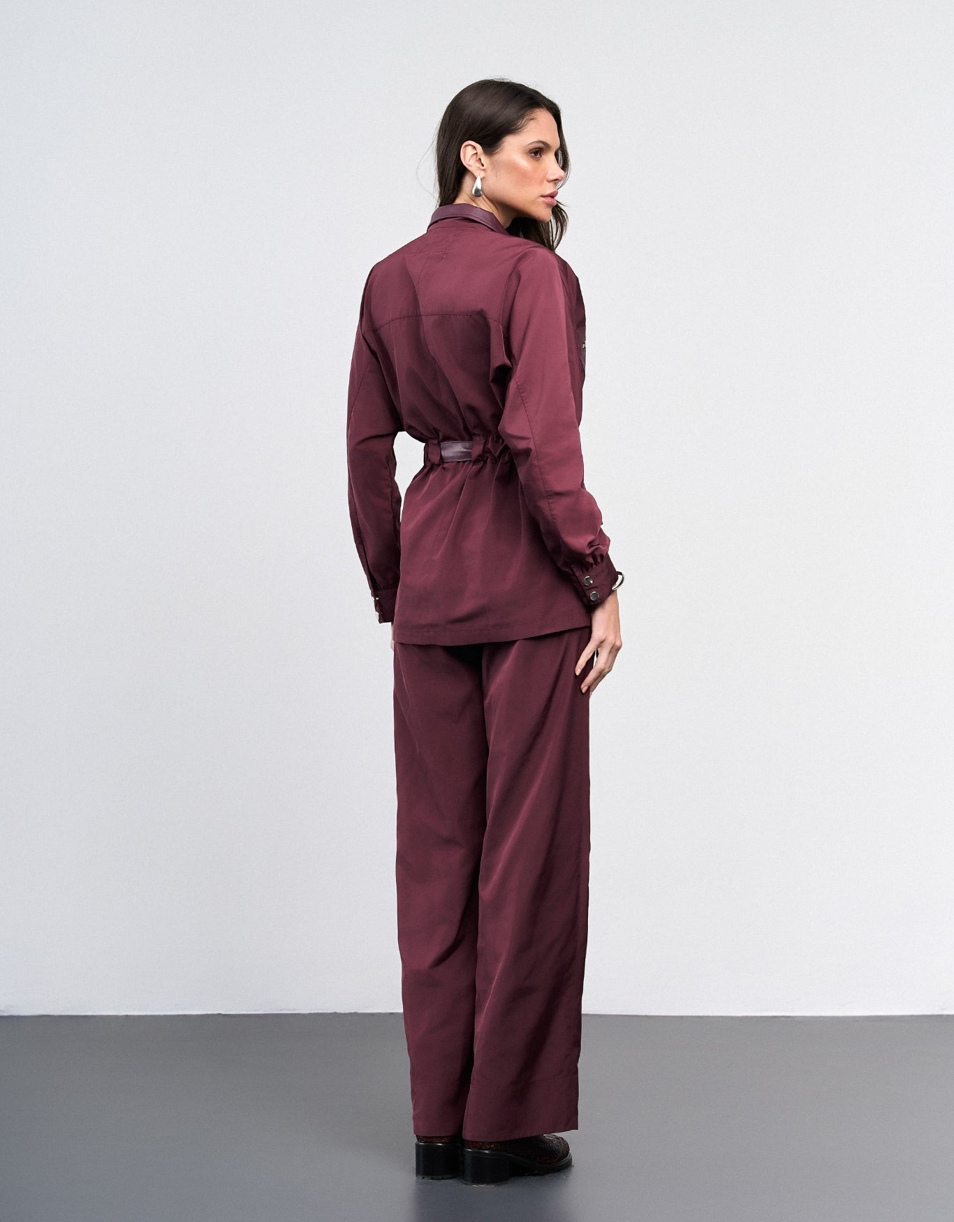 PARKA TEREZA MADRE REINA ALFAIATARIA DARK PURPLE