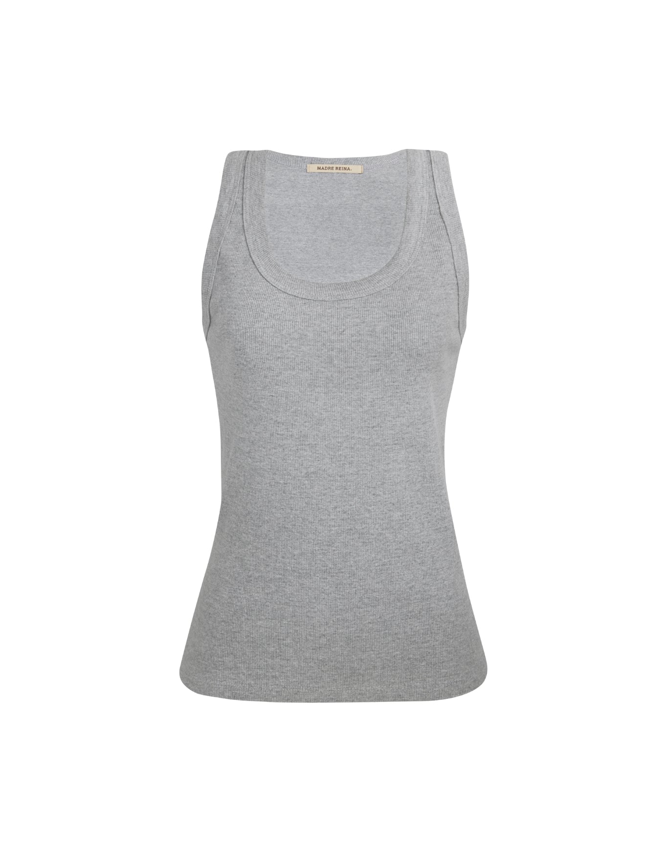 REGATA BASIC EM MALHA CINZA MESCLA