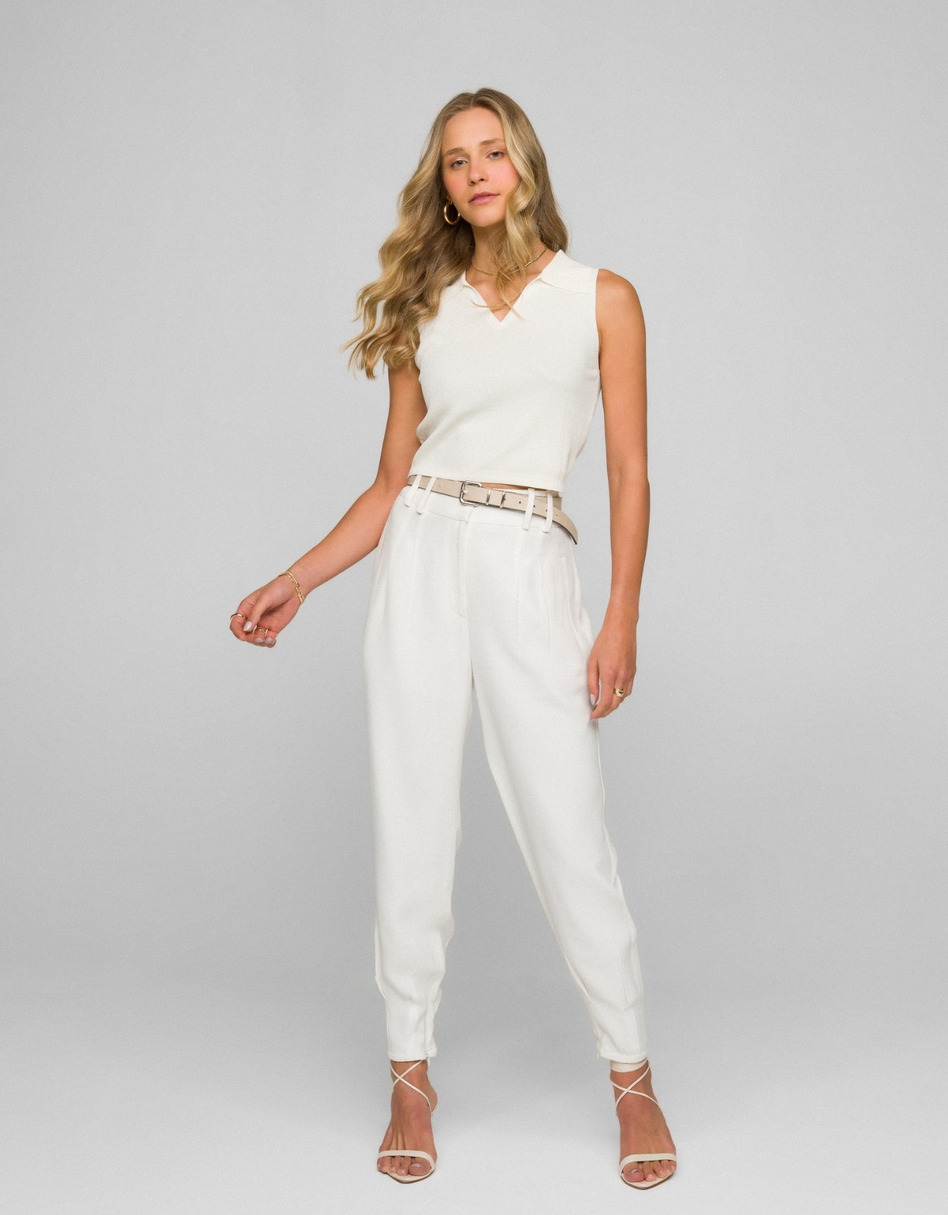 REGATA POLO MADRE REINA TRICOT BRANCO