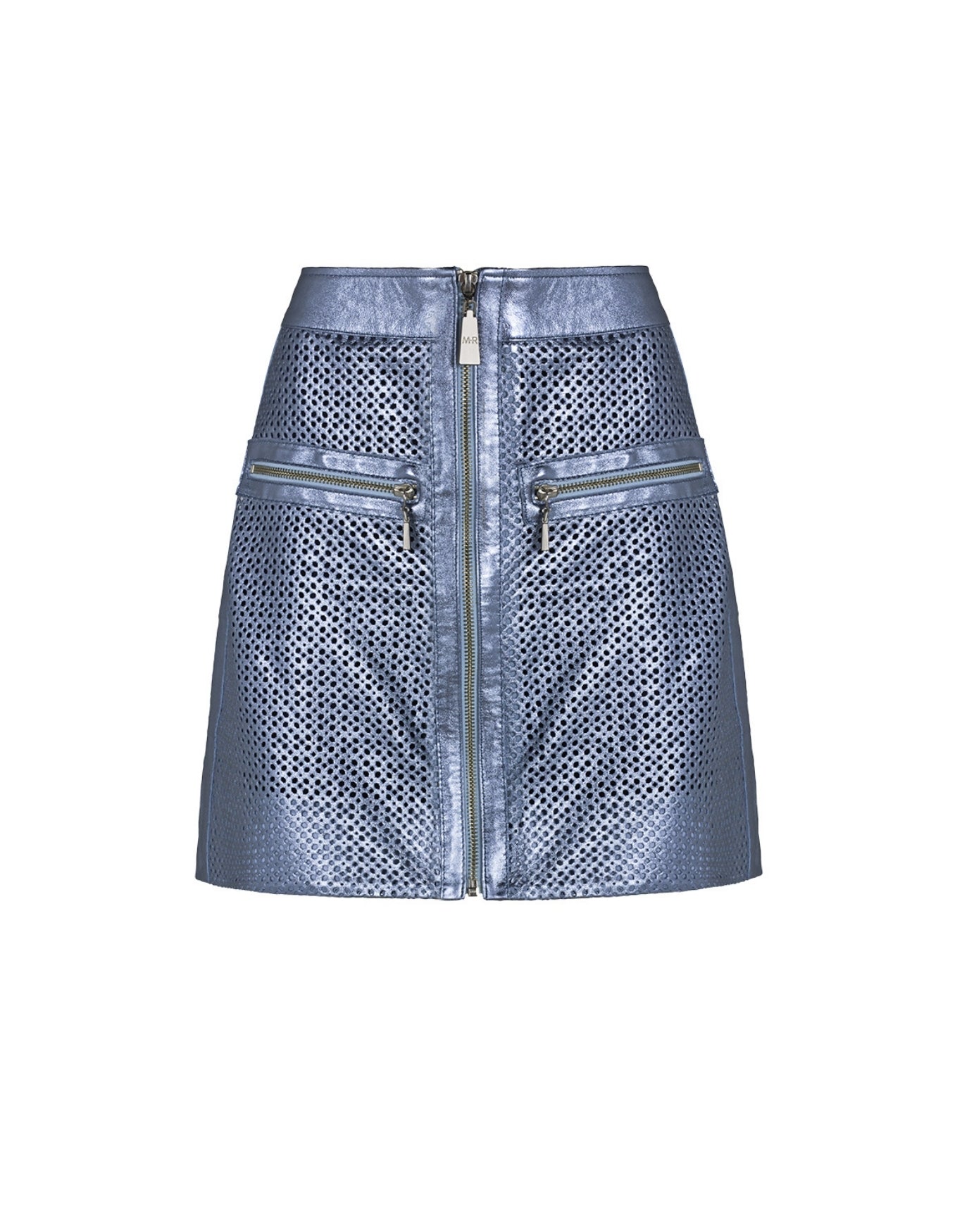 SAIA AMORA MADRE REINA COURO AZUL METALIC