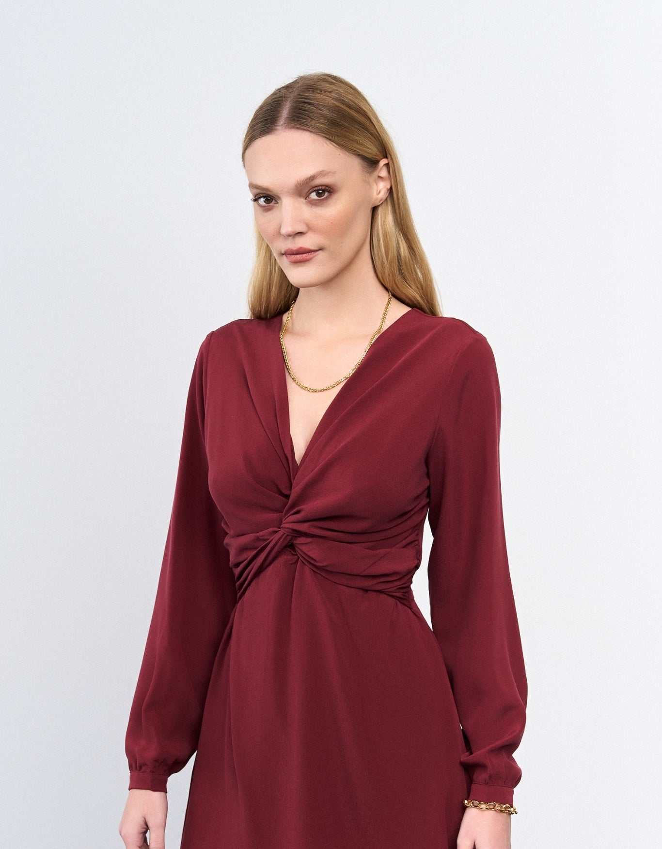 VESTIDO ALÍCIA MADRE REINA SEDA PINOT