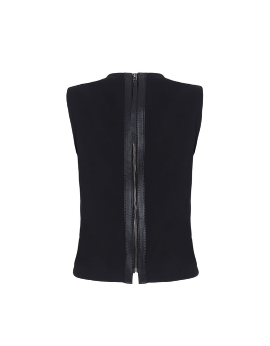 REGATA CLASSIC MADRE REINA MALHA COM COURO PRETO