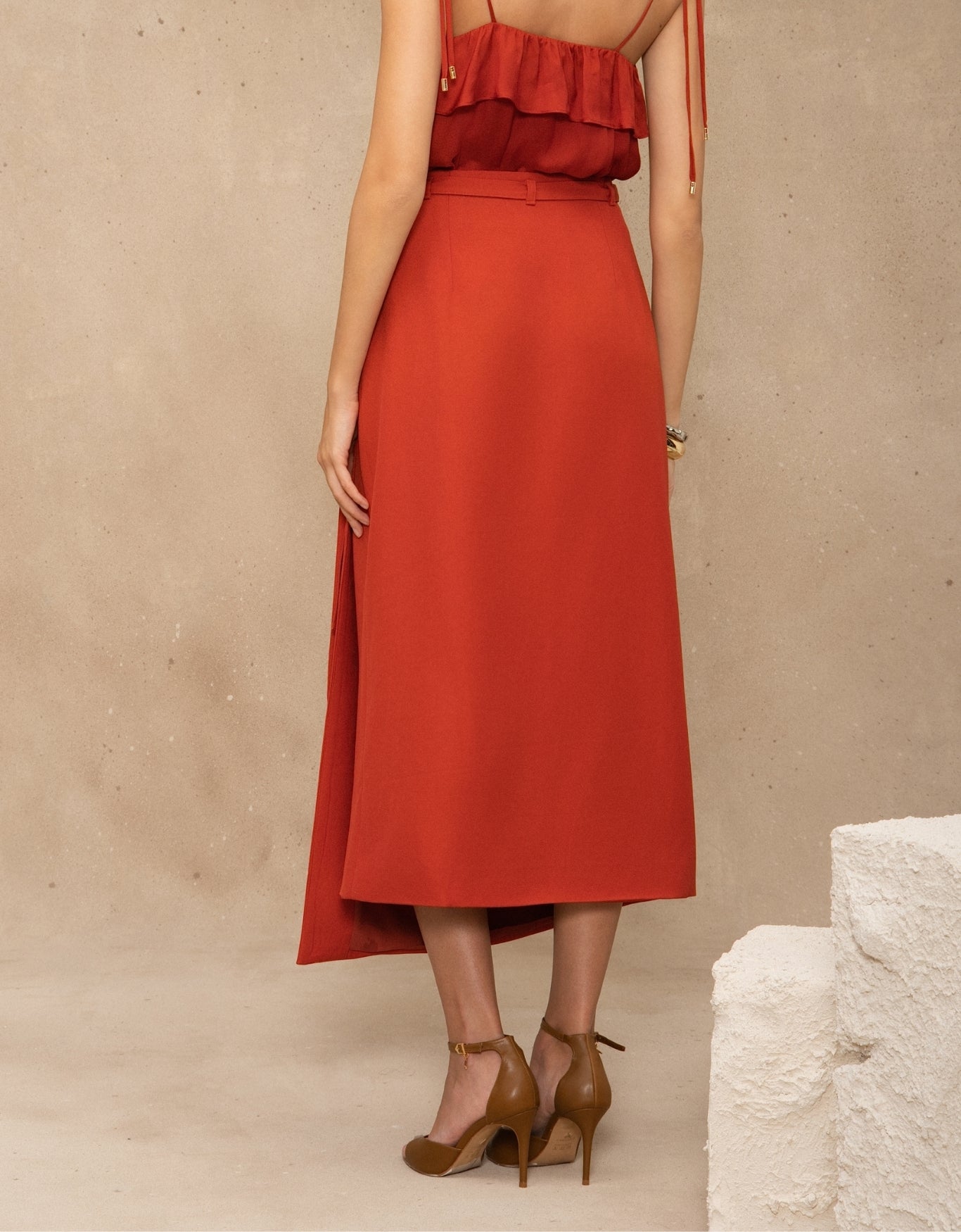 SAIA PAOLA MADRE REINA ALFAIATARIA LARANJA PAPRIKA