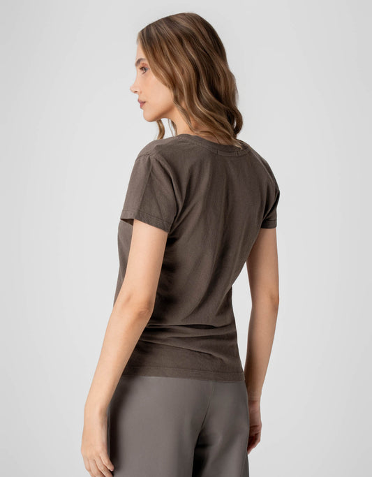 T-SHIRT BASIC MADRE REINA GREIGE