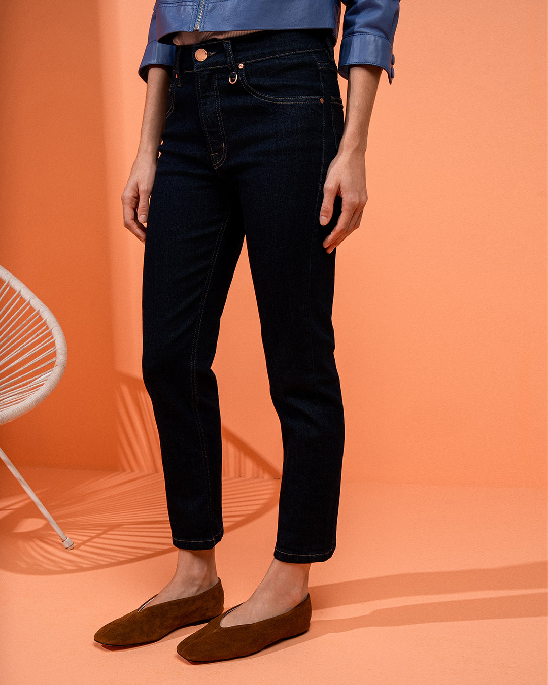 CALÇA DUTTI MADRE REINA JEANS DARK BLUE