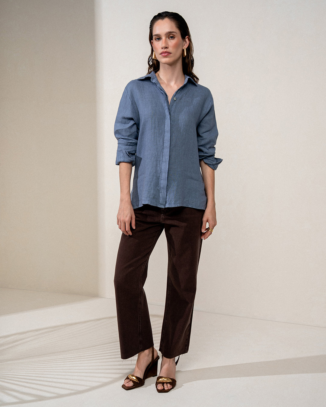 CALÇA MAIA MADRE REINA JEANS MADEIRA