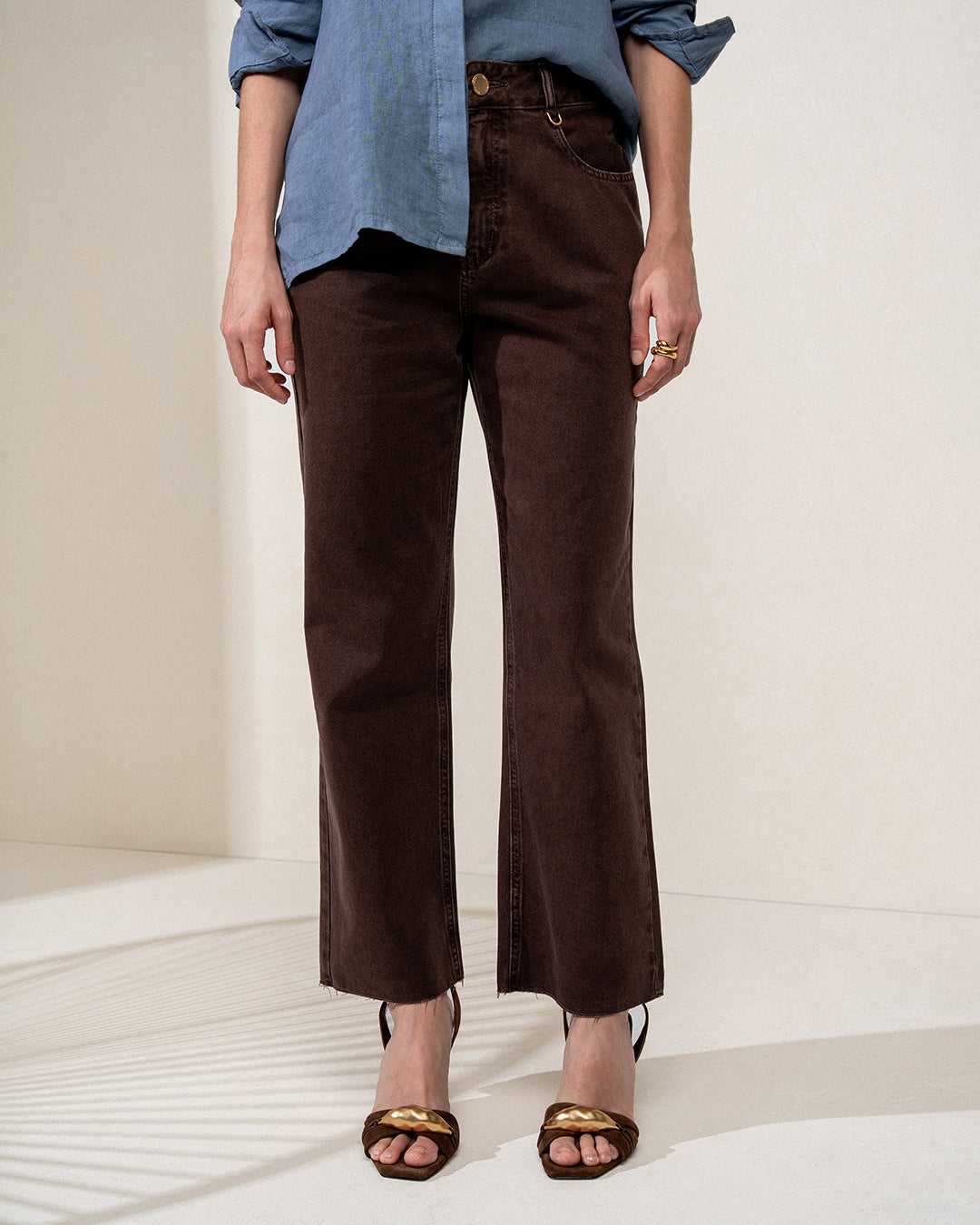 CALÇA MAIA MADRE REINA JEANS MADEIRA