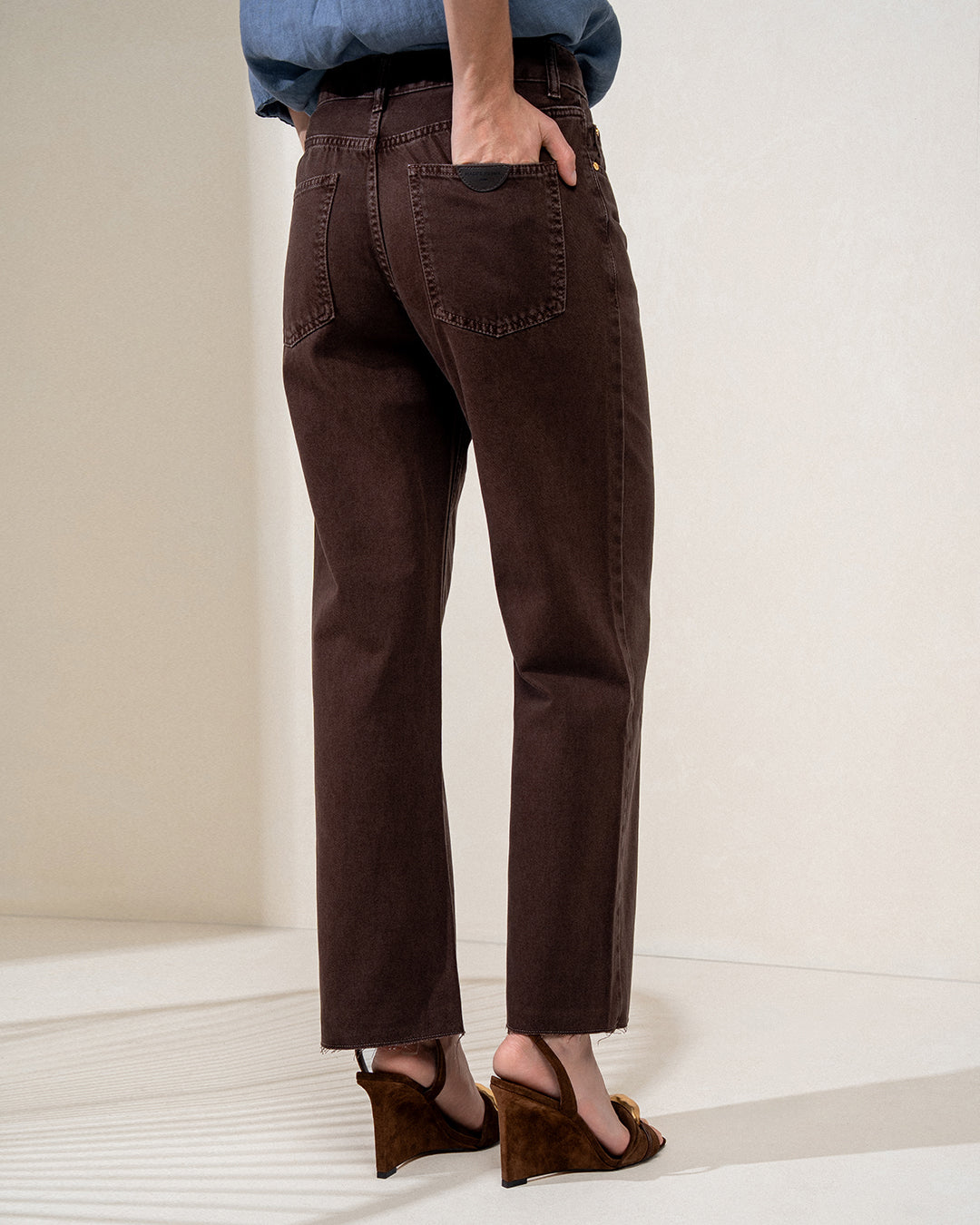 CALÇA MAIA MADRE REINA JEANS MADEIRA