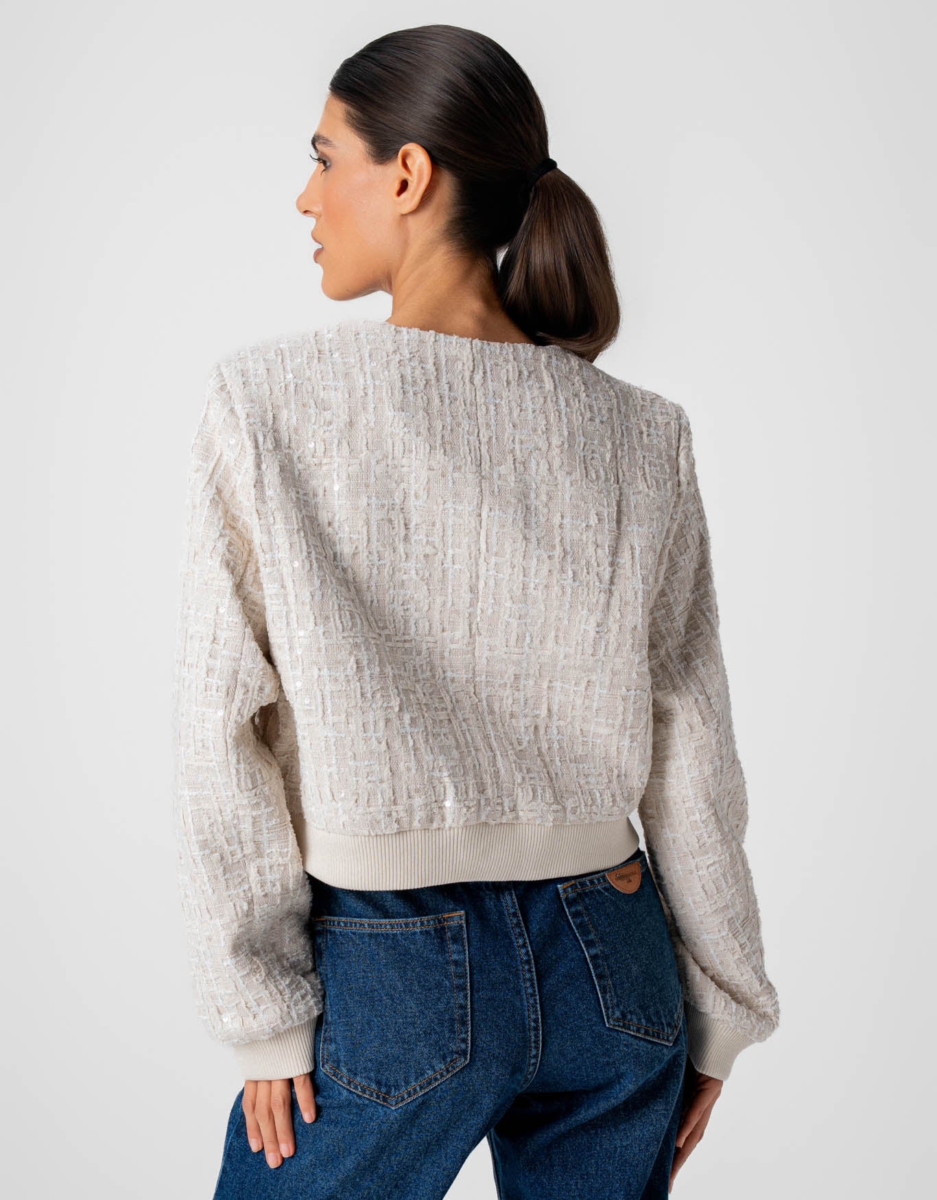 CASACO SARAH MADRE REINA OFF WHITE