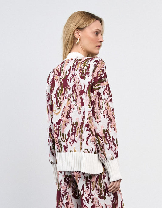 PULL MADRE REINA TRICOT PAISLEY