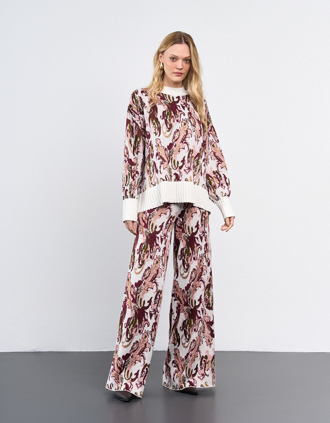 PULL MADRE REINA TRICOT PAISLEY