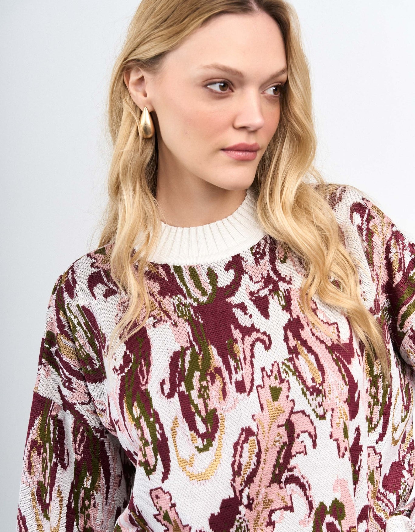 PULL MADRE REINA TRICOT PAISLEY