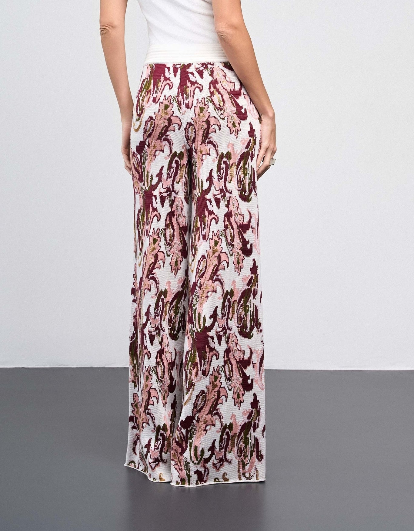 CALÇA MADRE REINA TRICOT PAISLEY