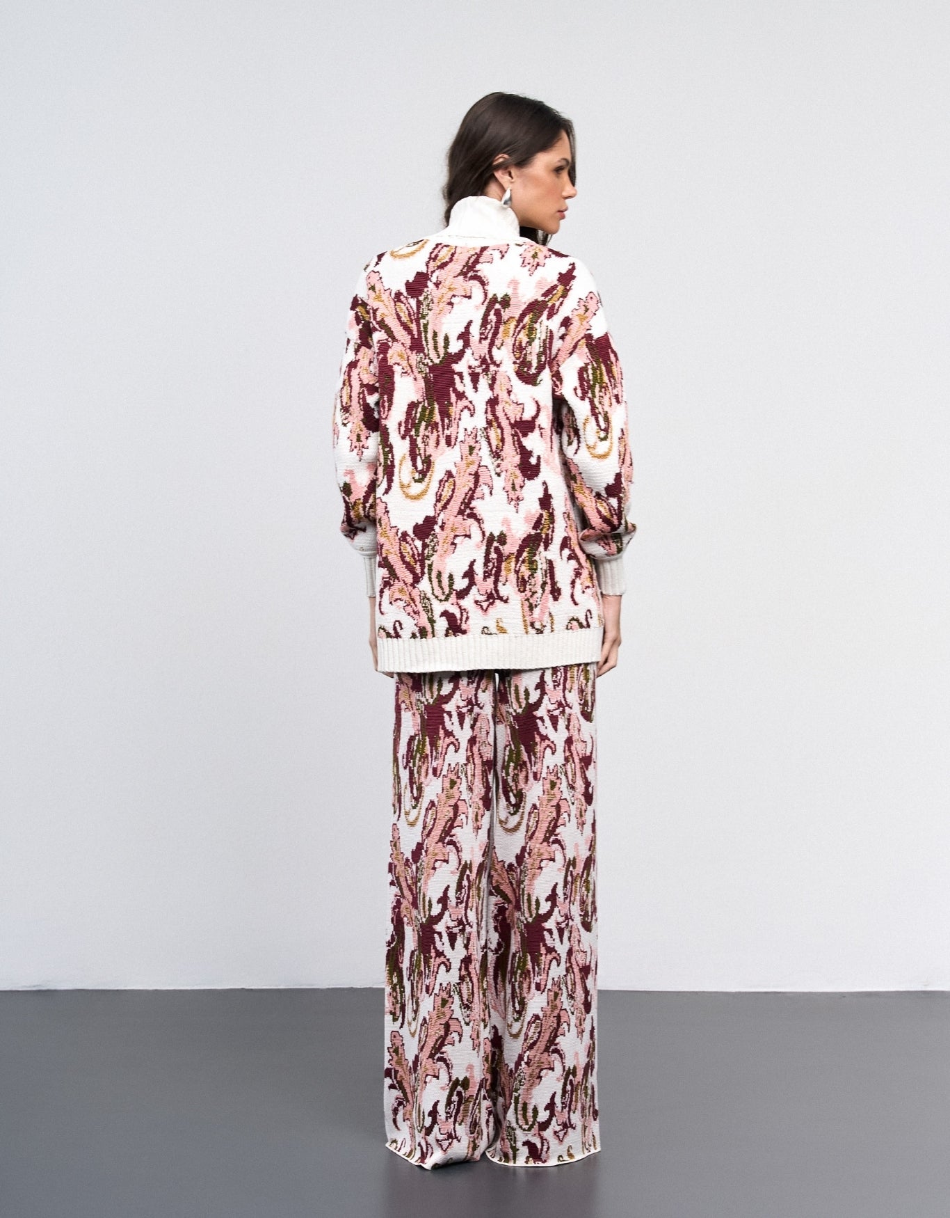 MAX CARDIGAN MADRE REINA TRICOT PAISLEY FLORAL