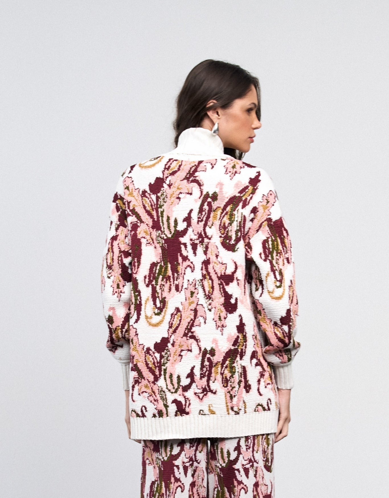 MAX CARDIGAN MADRE REINA TRICOT PAISLEY FLORAL