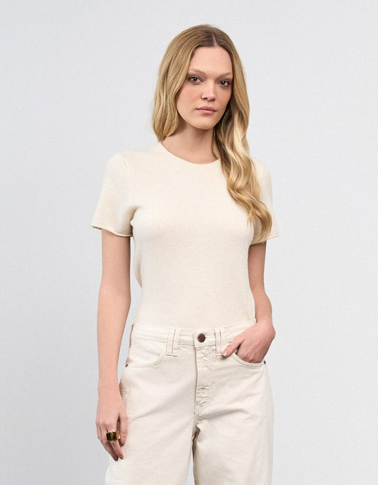 BLUSA MARIAH MADRE REINA CASHMERE OFF WHITE