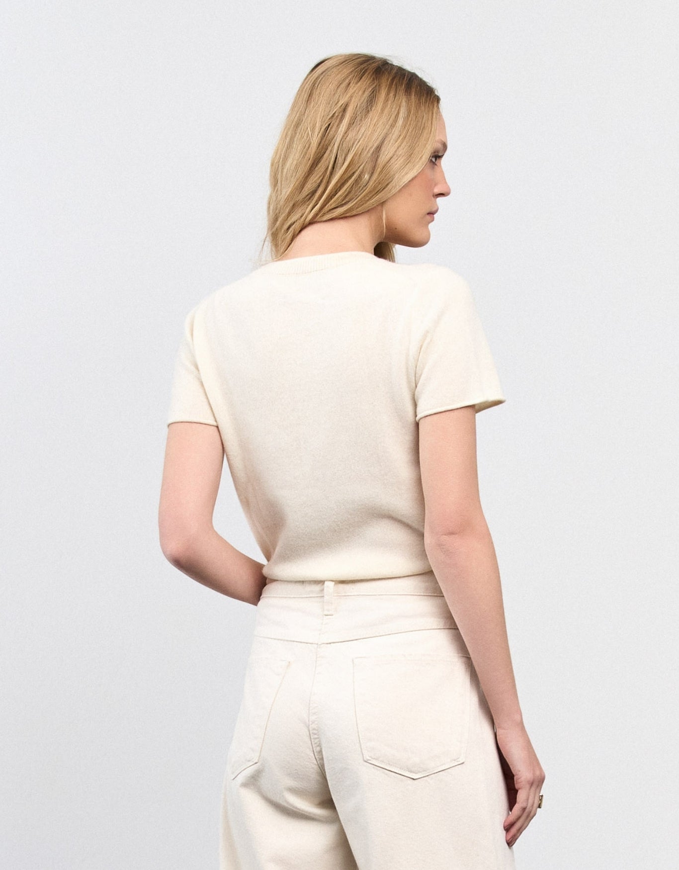 BLUSA MARIAH MADRE REINA CASHMERE OFF WHITE