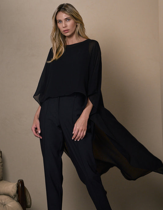 TÚNICA HELO MADRE REINA PRETO