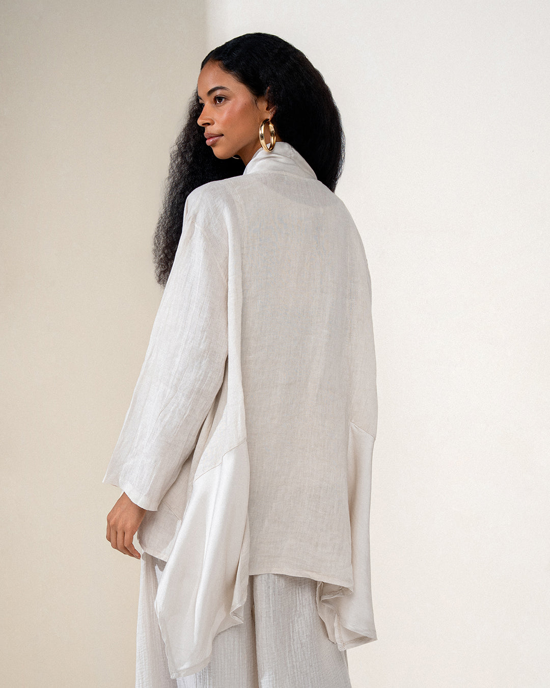 KIMONO MIRELLA MADRE REINA LINHO CREMA