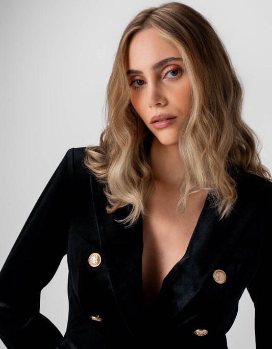 BLAZER ANA PAULA MADRE REINA PRETO