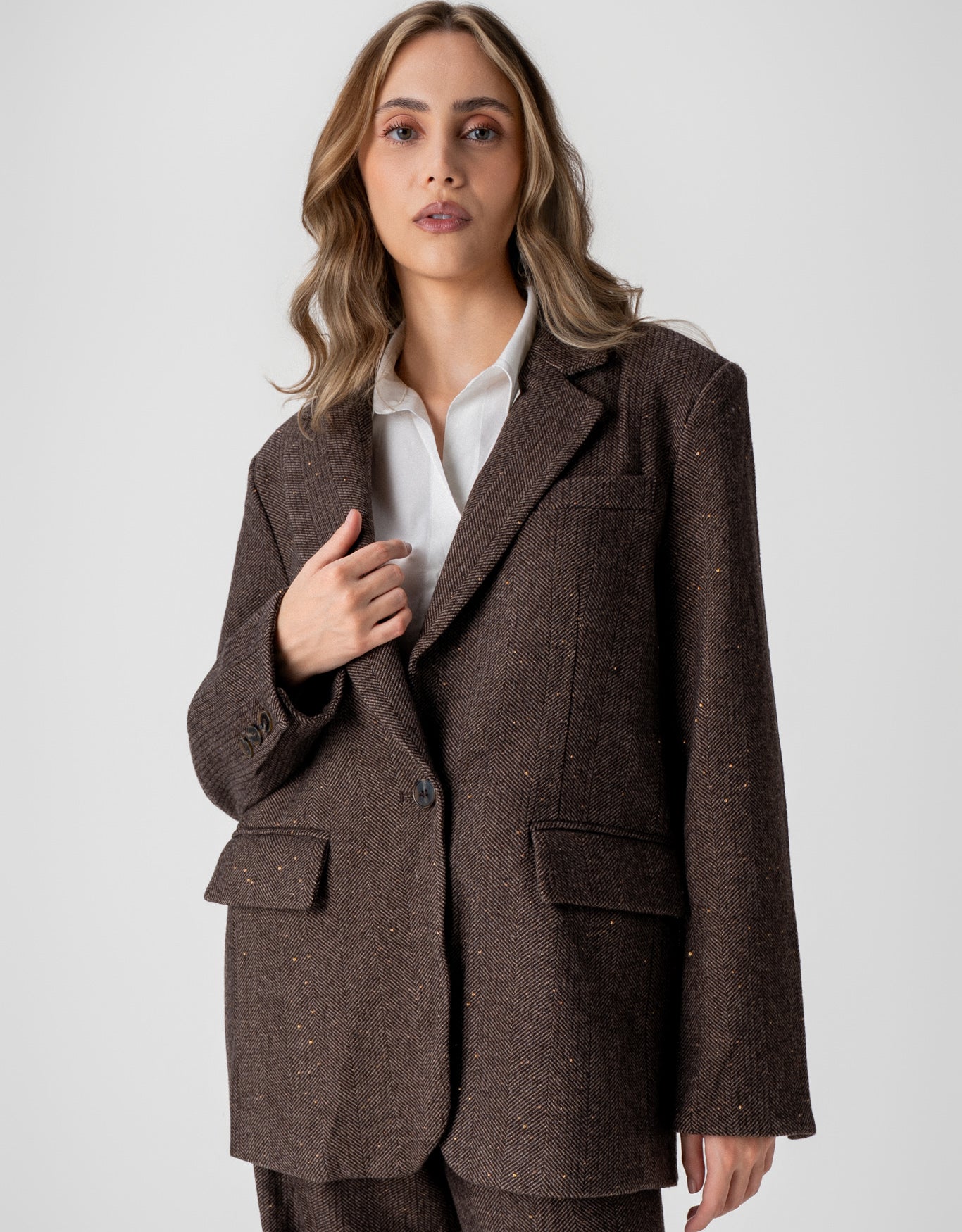 BLAZER BABI MADRE REINA CAFÉ