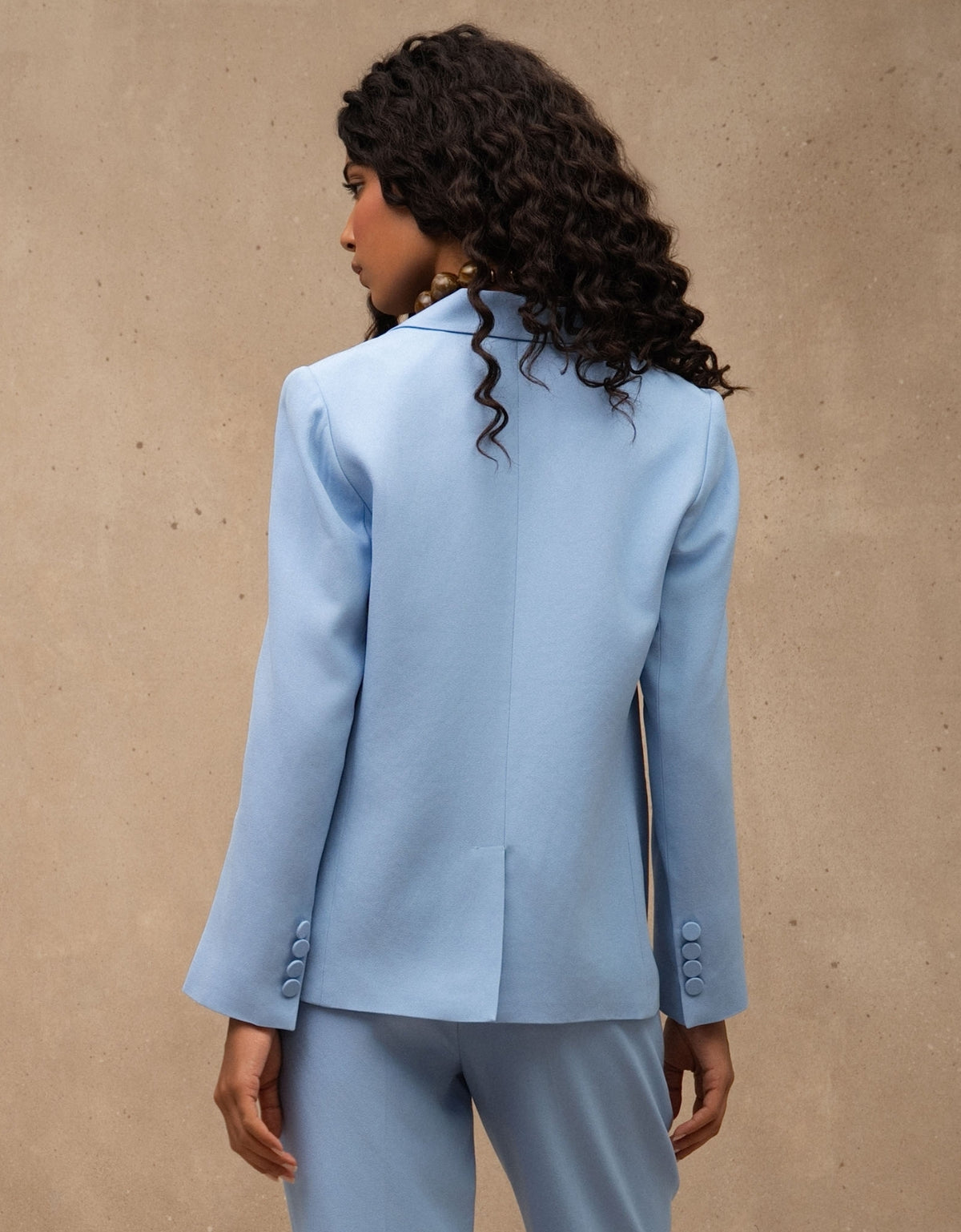 BLAZER HELOÍSA MADRE REINA ALFAIATARIA AZUL ÁGATA