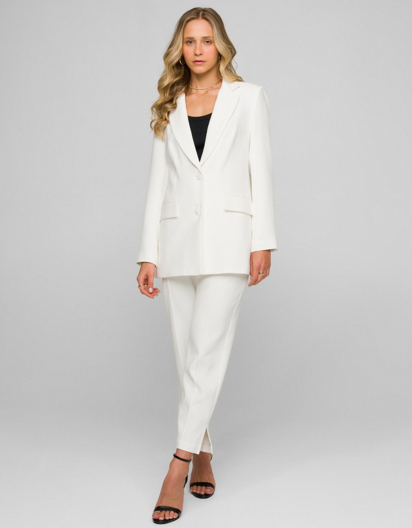 BLAZER HELOISA MADRE REINA CREPE PATOU OFF WHITE