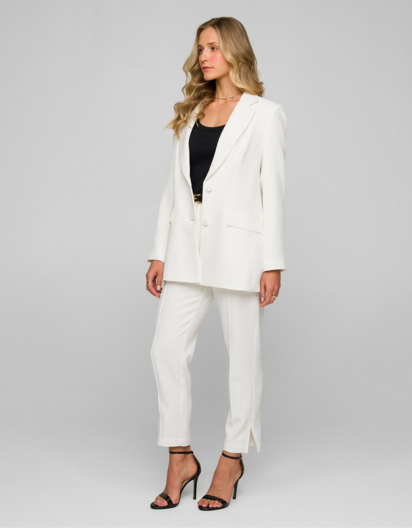 BLAZER HELOISA MADRE REINA CREPE PATOU OFF WHITE
