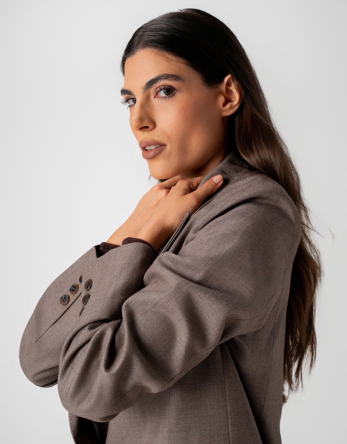 BLAZER ISABEL MADRE REINA TAUPE