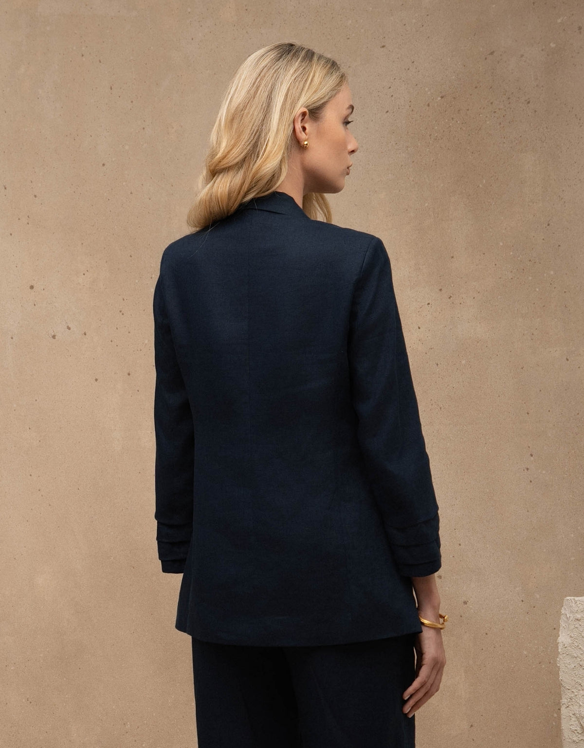 BLAZER MARIAH MADRE REINA LINHO AZUL MARINE