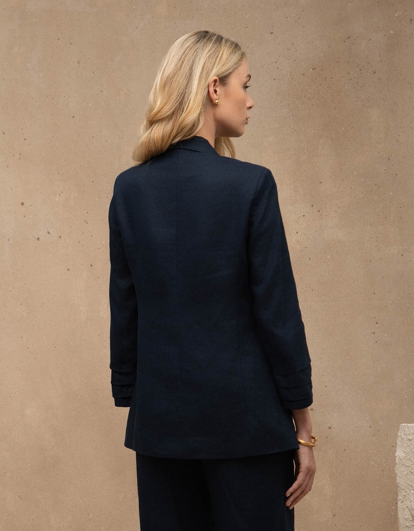 BLAZER MARIAH MADRE REINA LINHO AZUL MARINE