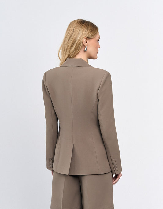 BLAZER MARIANA MADRE REINA ALFAIATARIA GREIGE